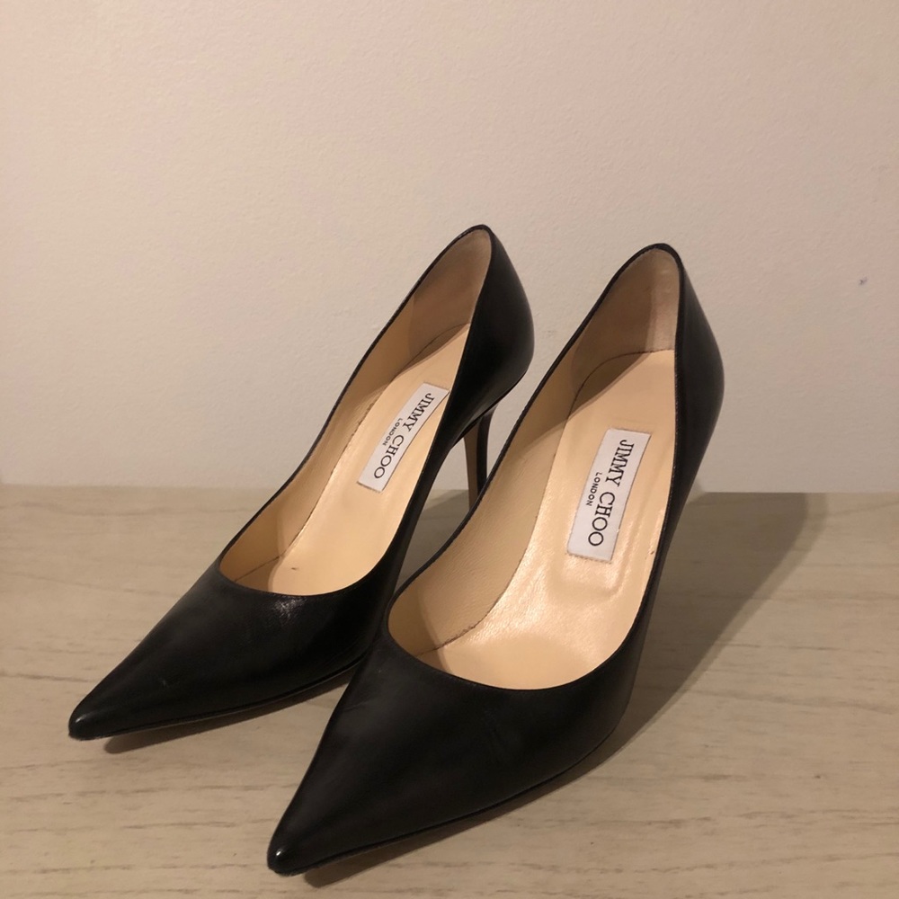 Jimmy Choo Agnes Black Pumps